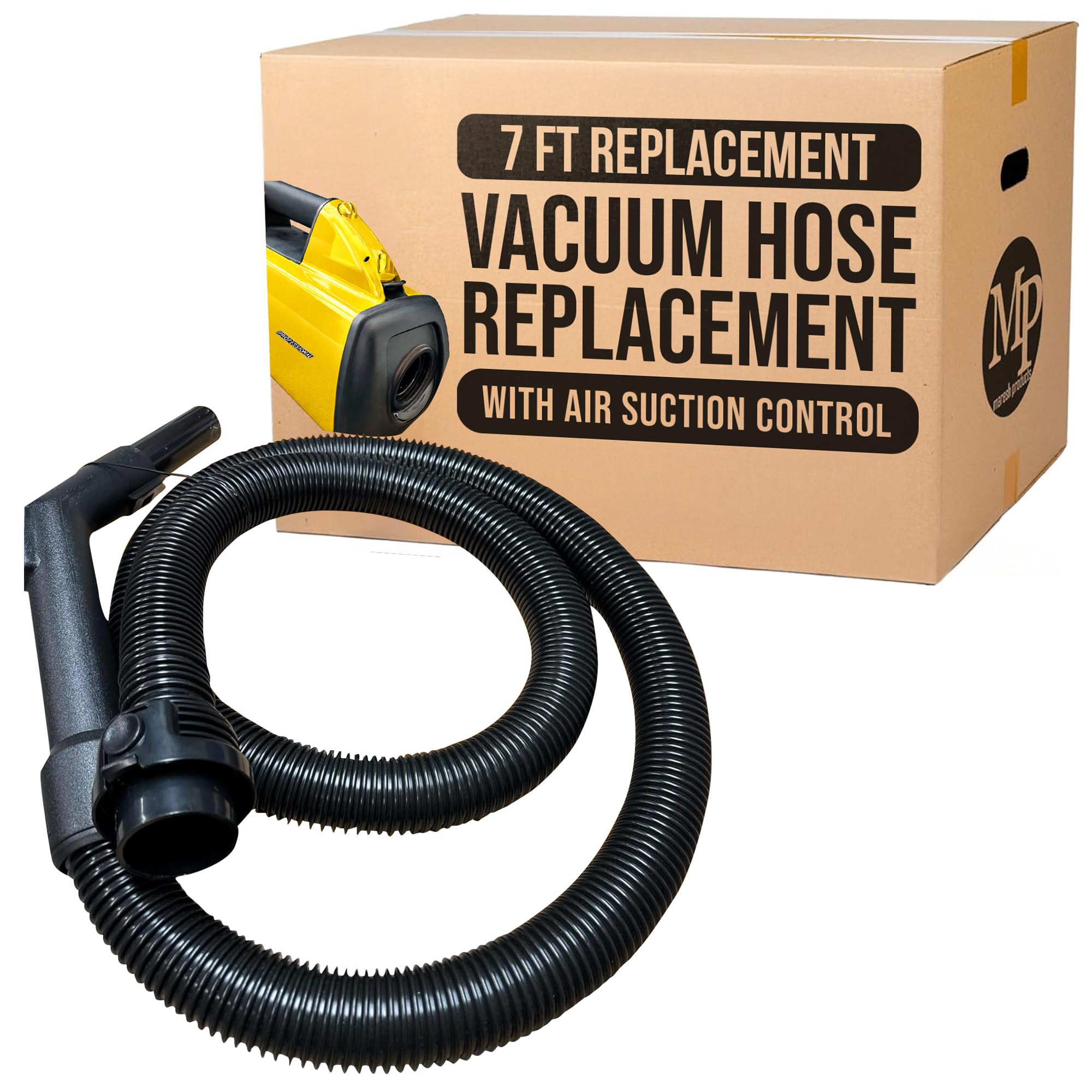 Tuyau d'aspirateur pour réparer la perte d'aspiration de votre Mighty Mite Vac noir 7ft
