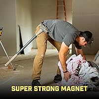 Vista 4 de MagMaster Soporte magnético para herramientas – Imán fuerte con clip para cinturón para tornillos, clavos, martillo, dados, alicates