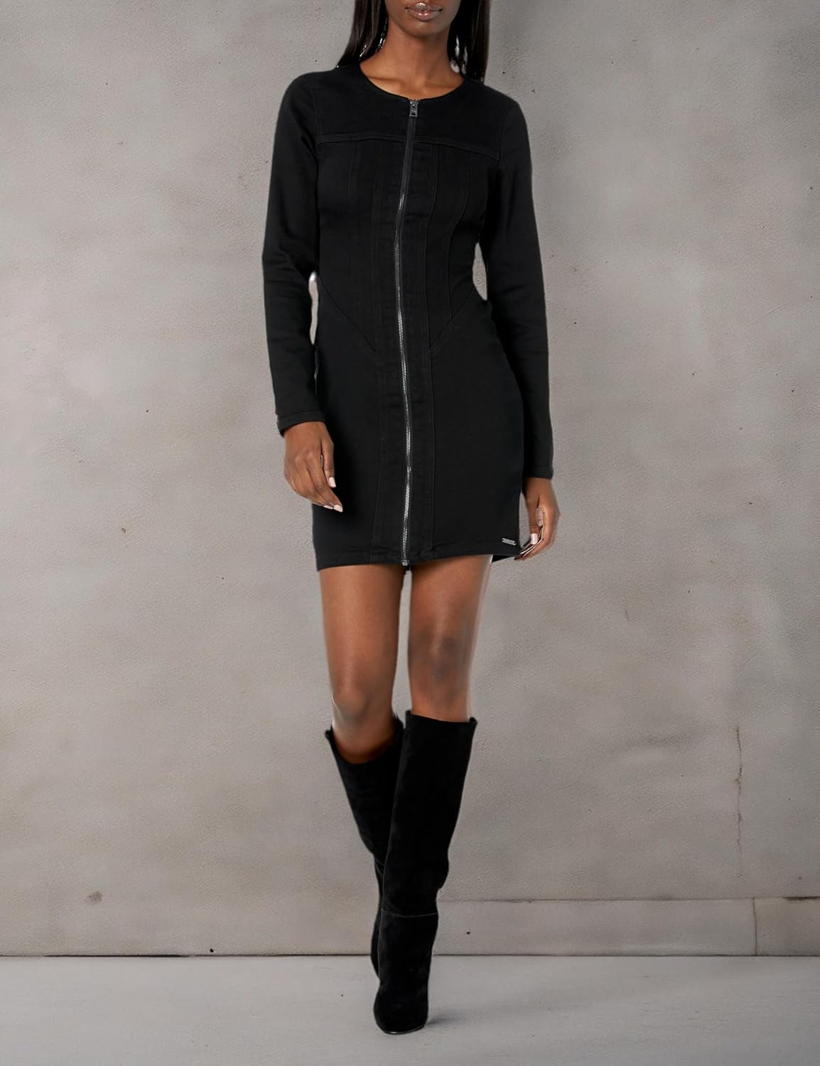 GUESS Women's Long Sleeve Corset Dress - Image 3