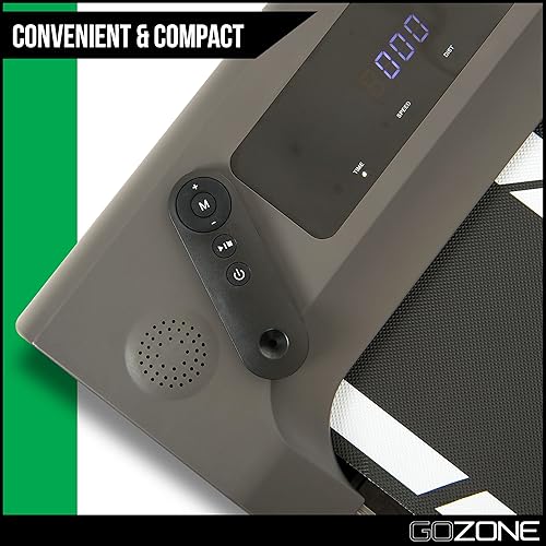 Miniatura 5 de GoZone Caminadora para debajo del escritorio, almohadilla compacta para el hogar y la oficina, negrogris