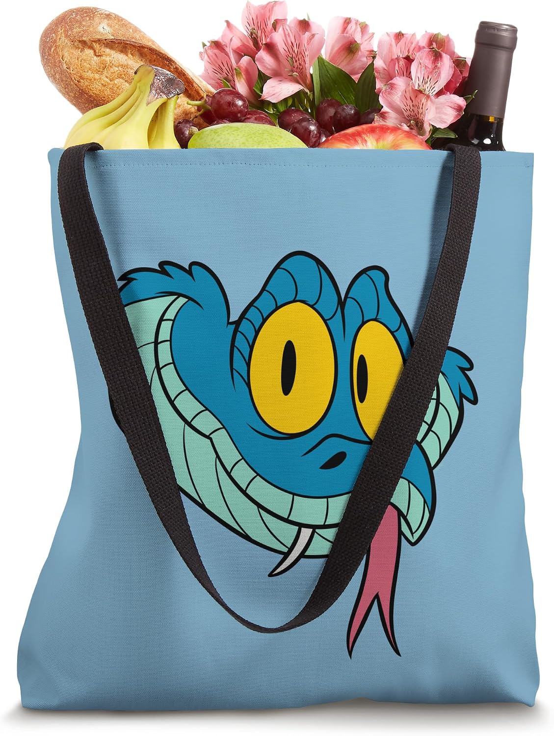 Disney Zootopia 2 Gary De'Snake Big Face Halloween Costume Tote Bag