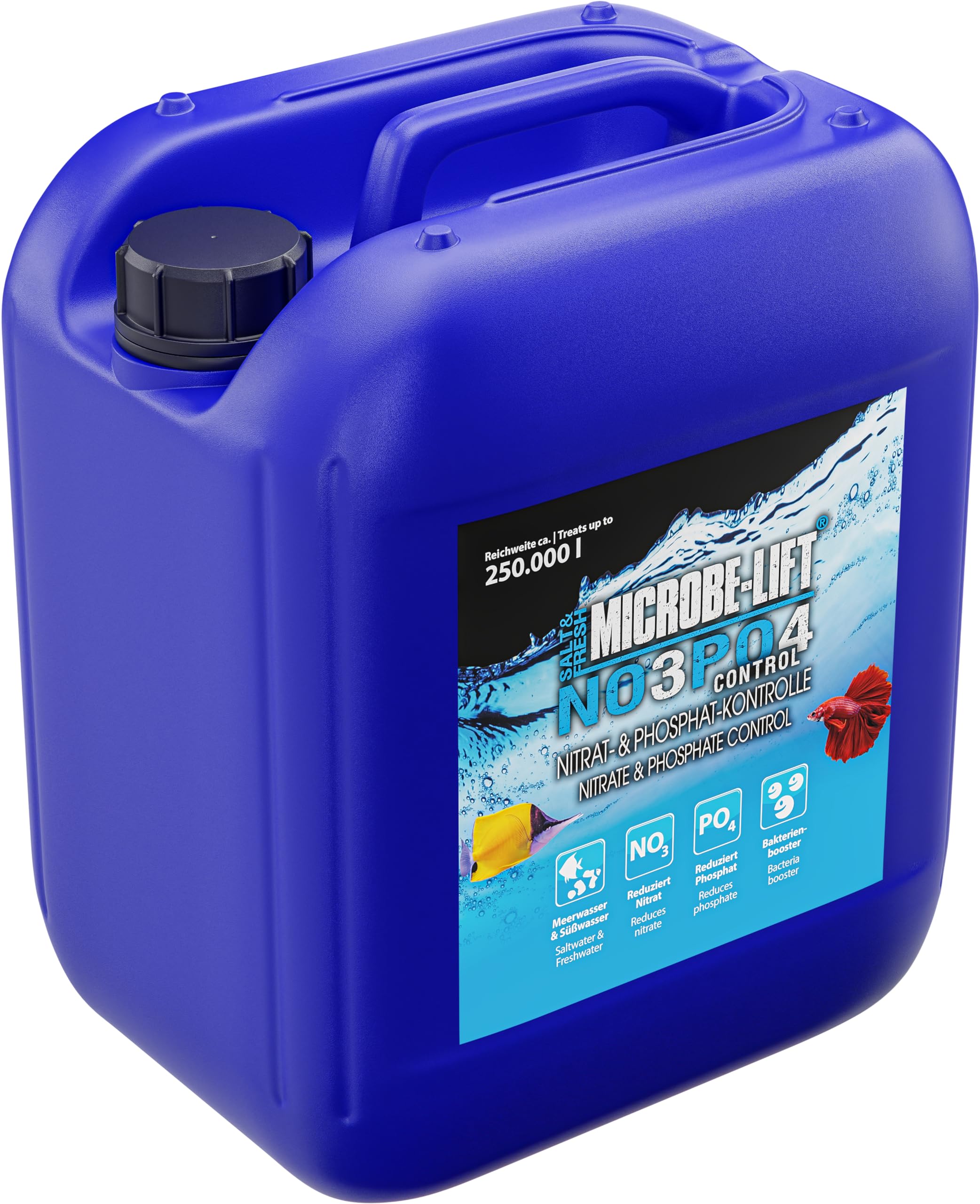 Nitrate & Phosphate Remover Aquarium, ARKA NOPO Control 5000 ml, biologically reduces NO3 & PO4 via bacteria activation