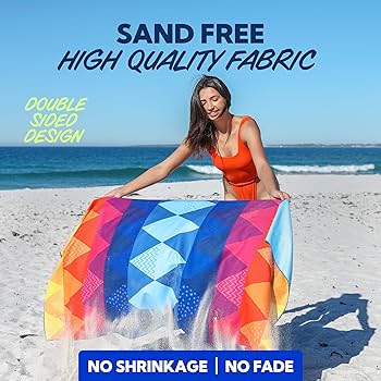 タオル・ハンカチ POP OUT Beach Towel Amazon.com: ModaQua Colorful Flower Polka Dots Beach Towel