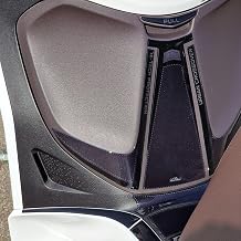 Resin Bike Motorcycle 3D Stickers Compatible with Piaggio Beverly 300-400 2021-2026. Storage Compartment Protection from Impact and Scratches. Neutral Metallic Resin Stickers - Made in Italy