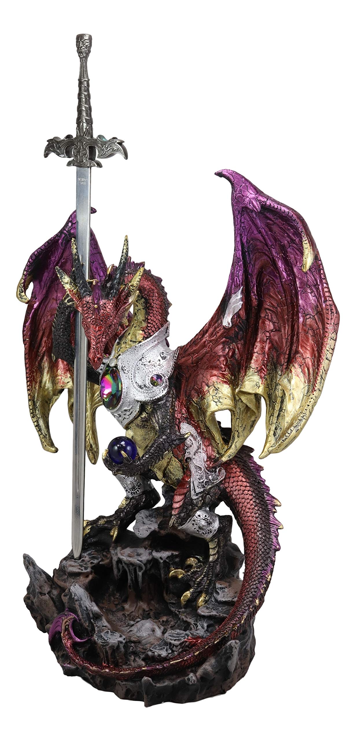 Amazon.com: Ebros Gift Large Hyperion Red Ember Crystal Heart