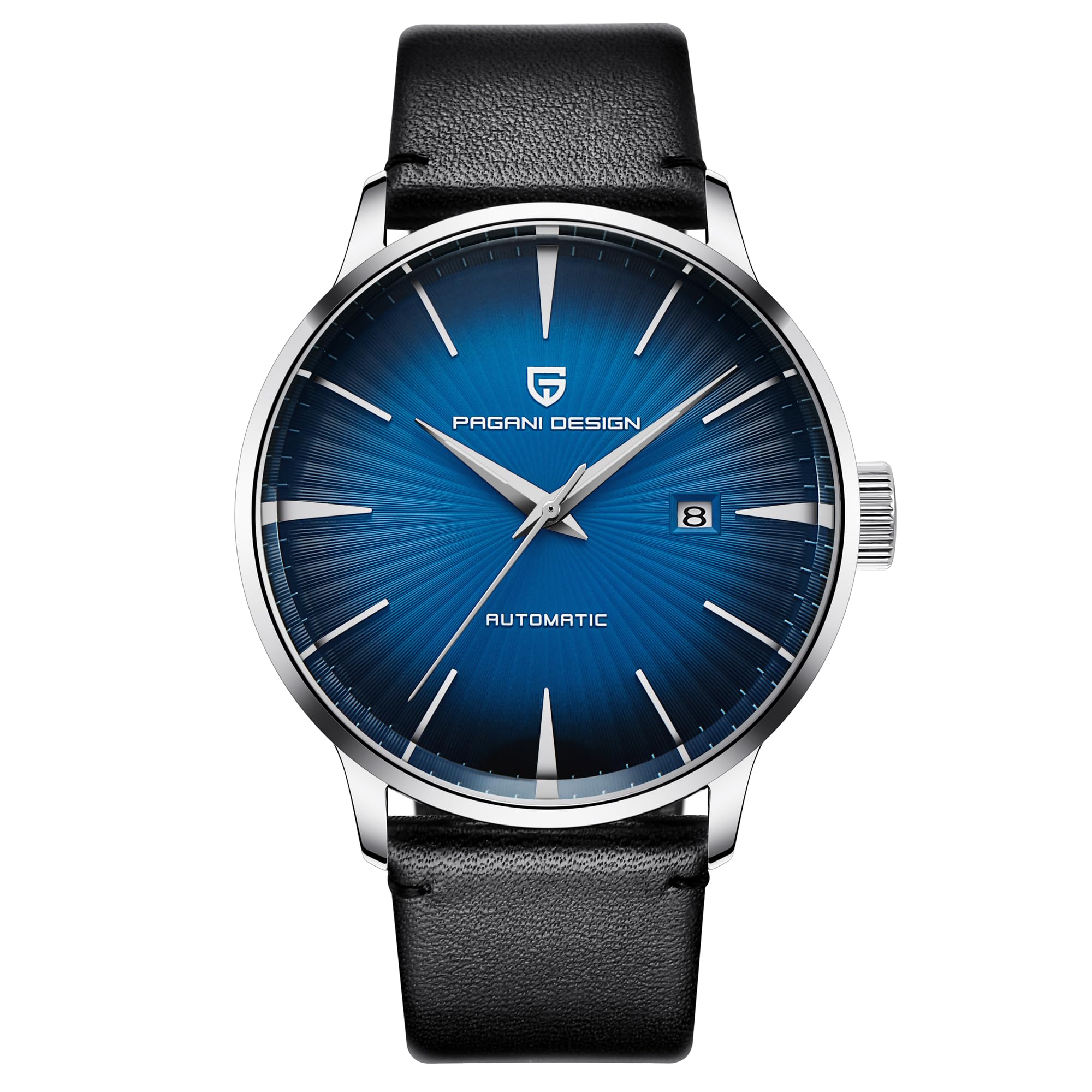 Pagani Design PD2770 Reloj Mecánico Automático de Moda para Hombre Acero Inoxidable Impermeable Correa de Cuero Relojes Deportivos de Negocios Sencillos