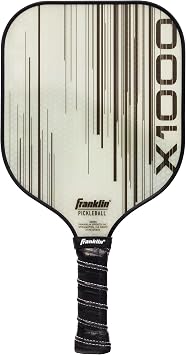Franklin Sports Pickleball Paddle - X-1000 Polypropylene Core Pickleball Racket - Official USA Pickleball USAPA Approved Pickleball Paddle - Lightweight Pro Racket - 8mm Thick Core
