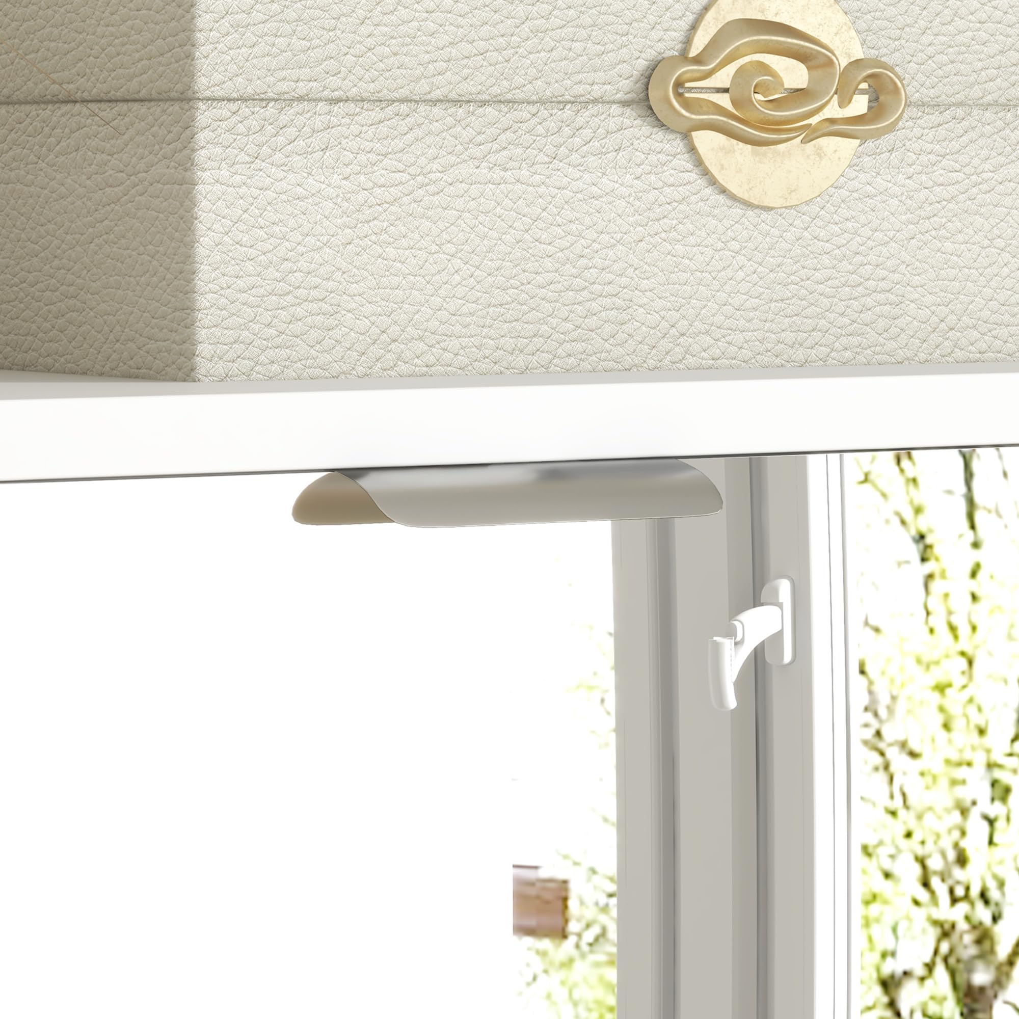 HOMCOM Scarpiera Salvaspazio con Specchio e 4 Cassetti a Ribalta, Mobile Portascarpe Slim per 24 Paia di Scarpe per Ingresso e Camera, 76x26x178cm, Bianco