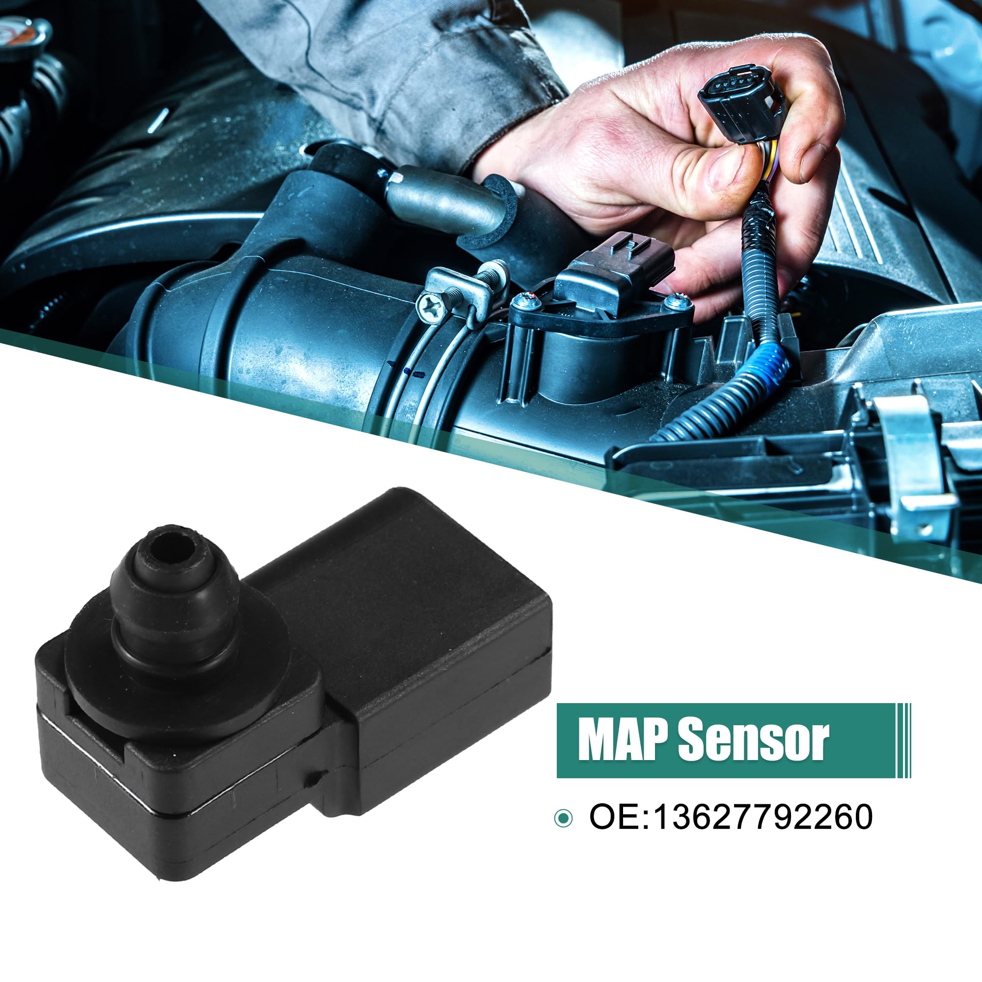 QUARKZMAN No.13627792260 Colector Absoluta Presión Sensor para BMW 335d 3.0L