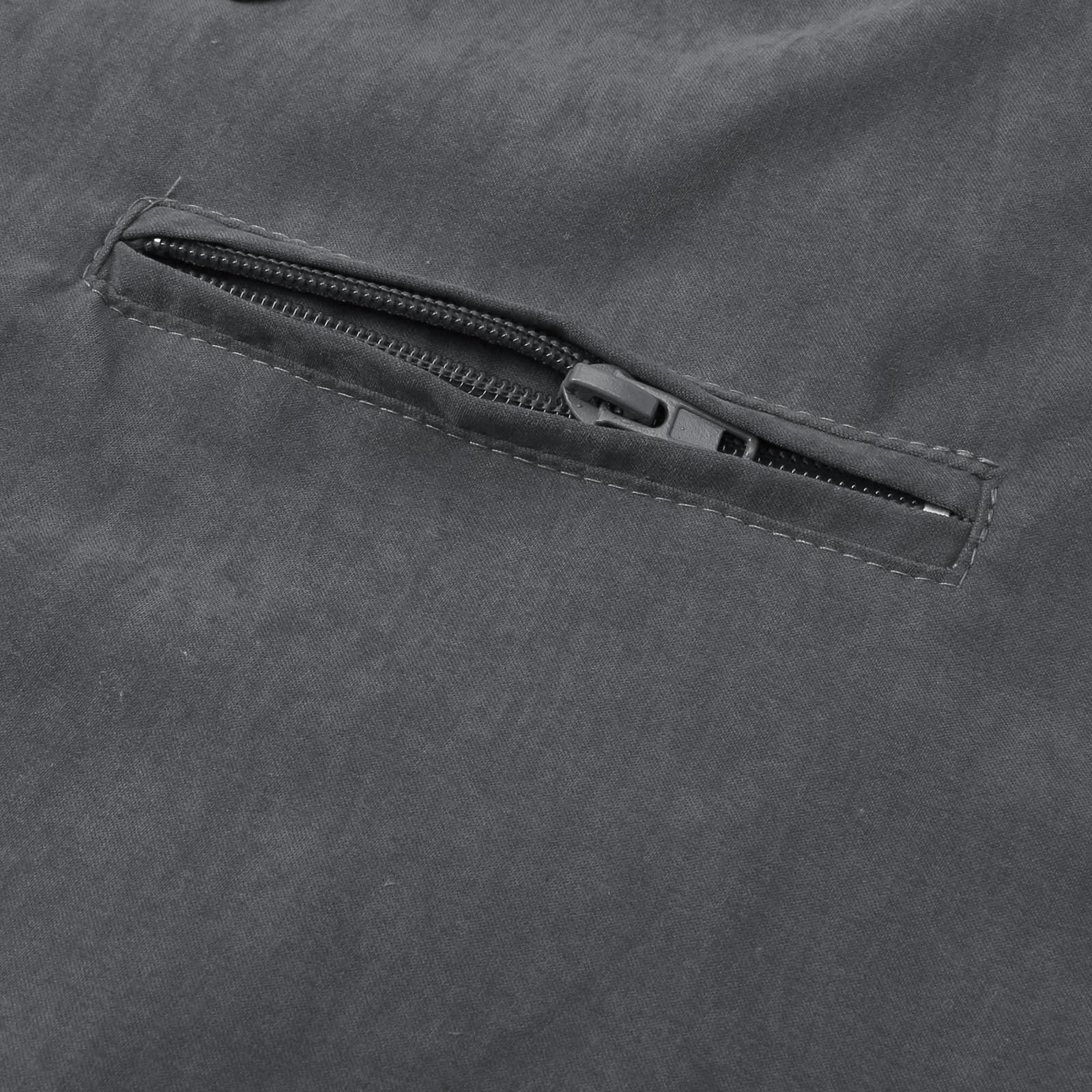 Genérico Chaqueta térmica Polar Ligera e Impermeable para Hombre con Capucha y Cremallera, Ideal para otoño e Invierno, Senderismo y Trabajos al Aire Libre