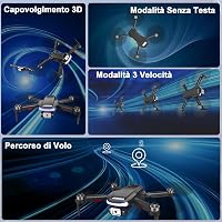 Wipkviey B15 Drón 4K Kamerával - Kefe Nélküli Motorral, 36 Perces Repülési Idő, Útvonaltervezés, 3D Flip Funkció, Összecsukható Könnyű Drón  7