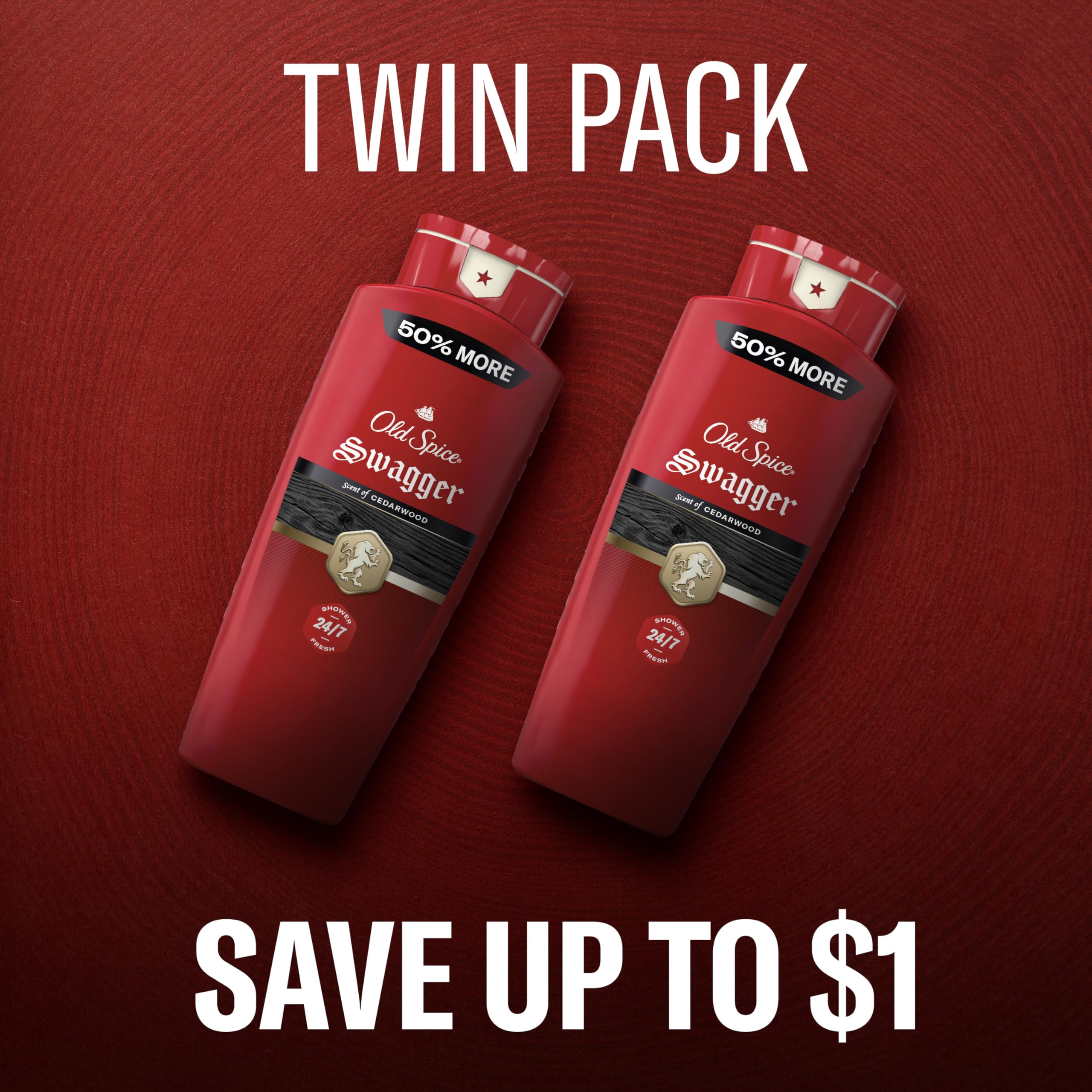 Old Spice Body Wash - 2 Pack, Swagger Scent -12 Old Spice Body Wash - 2 Pack, Swagger Scent -12