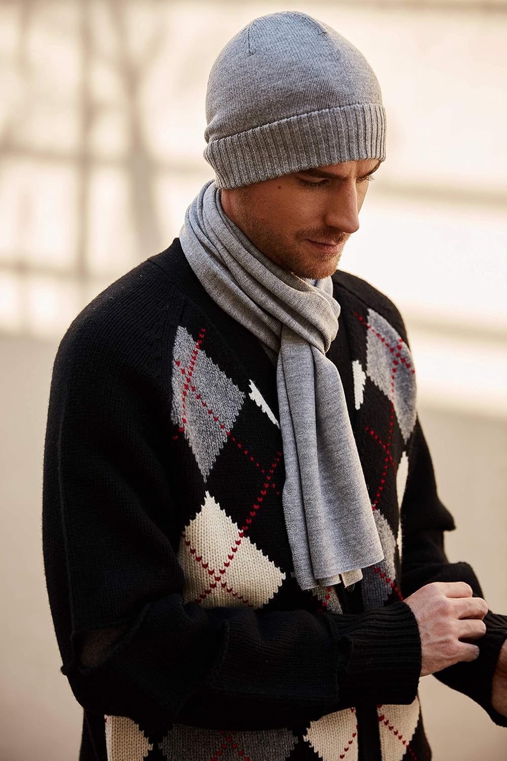 EURKEA 100% Merino Wool Beanie Hat Skullies Watch Cap for Men - Image 7