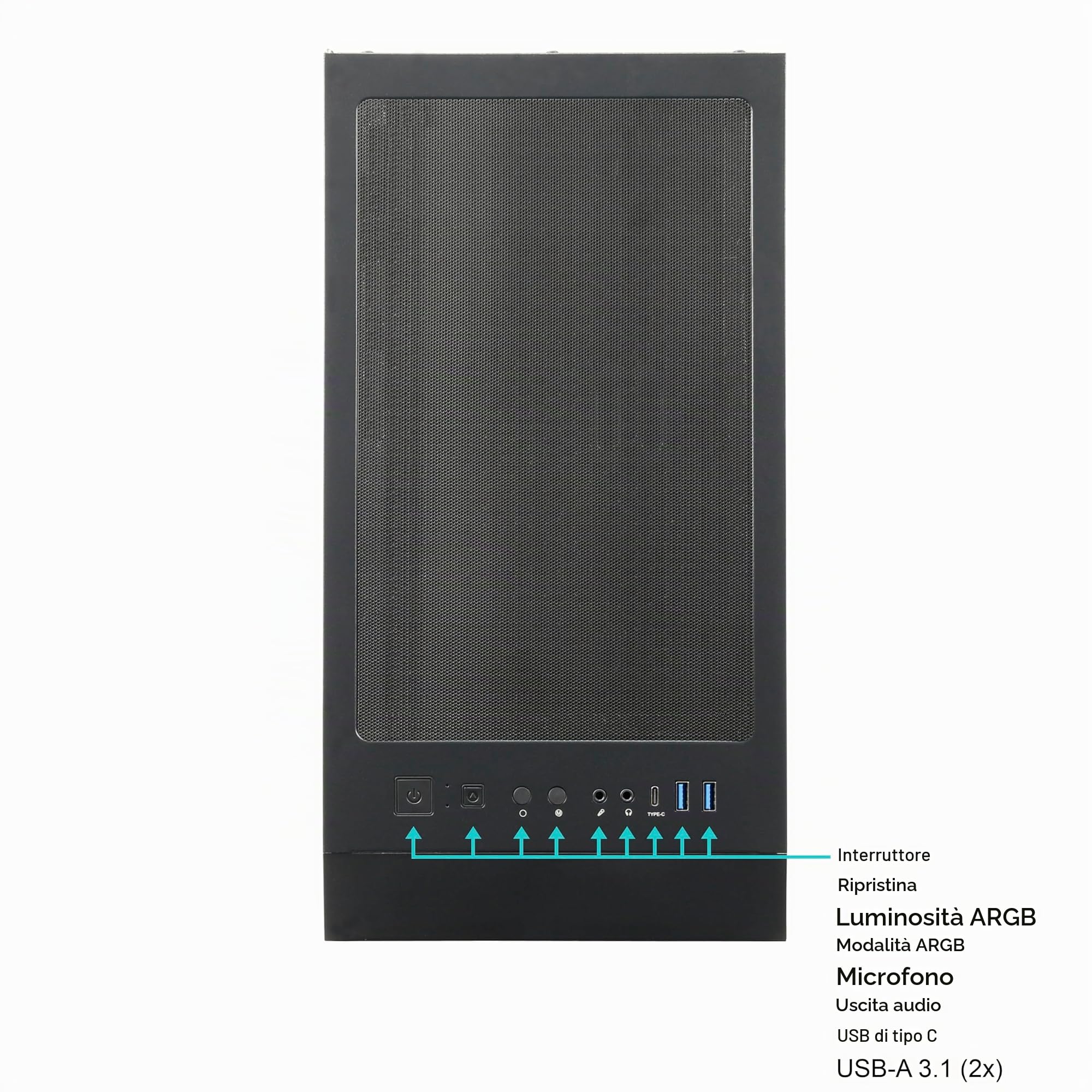Ankermann Quantum Gaming PC | AMD Ryzen 5 9600X | AMD RX 9060XT 16GB | 32GB DDR5 RAM | 1TB NVMe SSD | Windows 11 | WiFi & Bluetooth