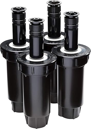 Miniatura 2 de Rain Bird 1802AP4PK - Aspersor emergente profesional, ajustable de 0 a 360, distancia de pulverización de 8 a 15 pies, altura emergente de 2