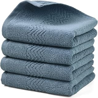 Cleanbear Hand Towel for Bathroom, 100% Cotton, Quick Dry & Lightweight ...