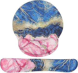 Mobestech 1 Conjunto de Mouse Pad Ergonômico Mousepad Com Descanso de Pulso Acessório de Computador Portátil   Mobestech 1 Conjunto de Mouse Pad Ergonômico Mousepad Com Descanso de Pulso Acessório de Computador Portátil