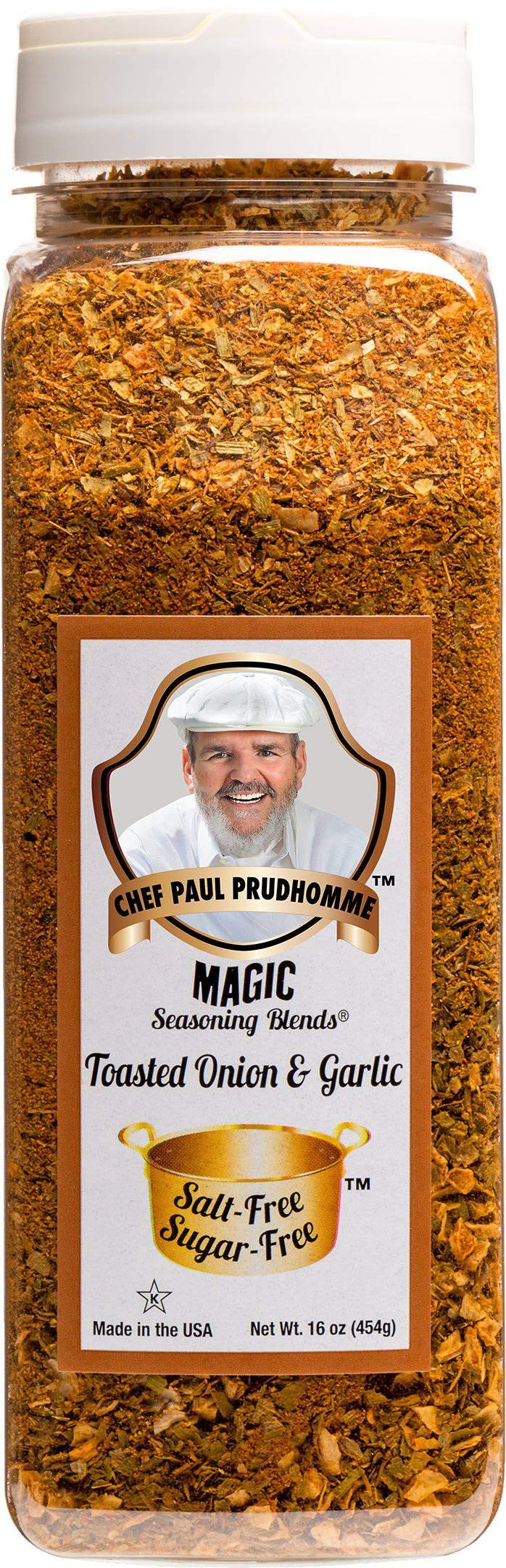 Salt Free Sugar Free Toasted Onion and Garlic by Magic Seasoning Blends – 16.0 Ounce (Pack of 6), Pack of 6