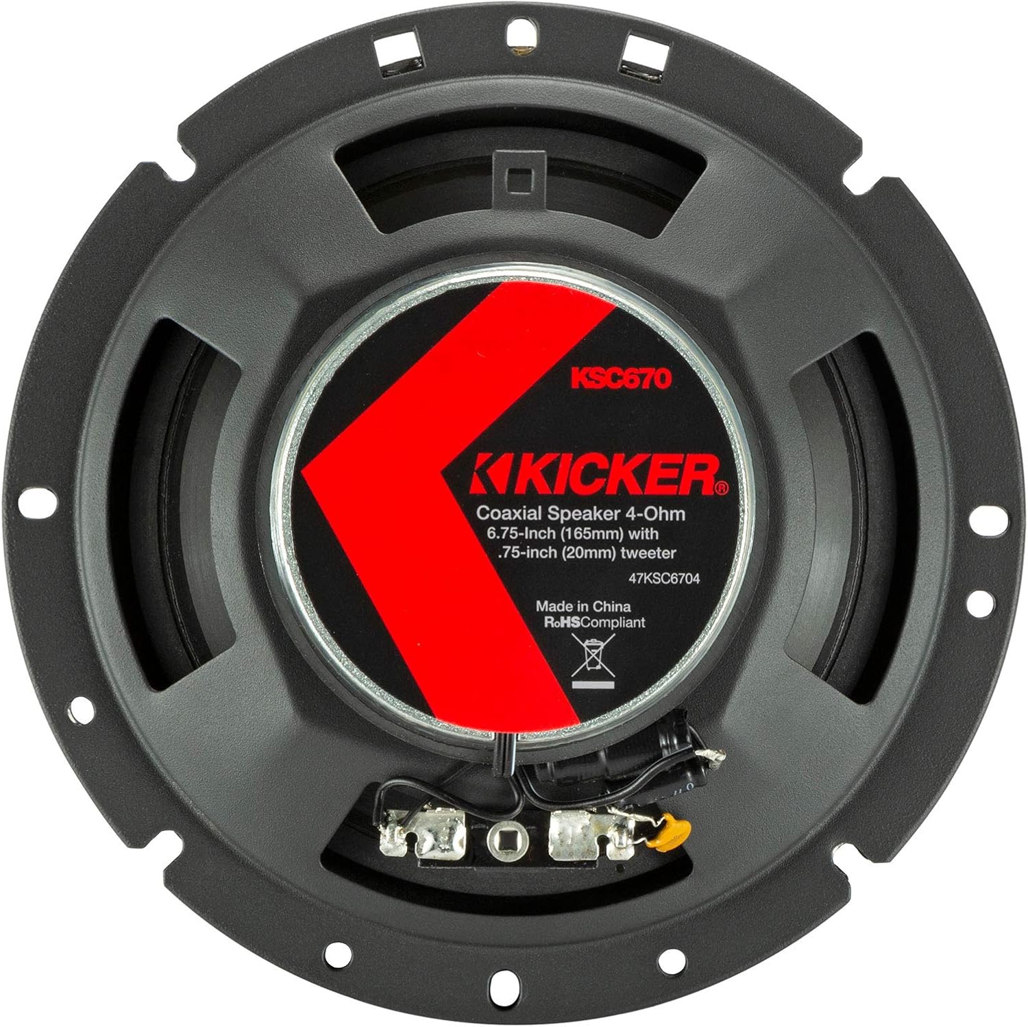 Amazon Crazy 🔥 Deals Kicker 47KSC6704 Car Audio 6 3/4 Coaxial 400W Peak Full Range Speakers KSC6704