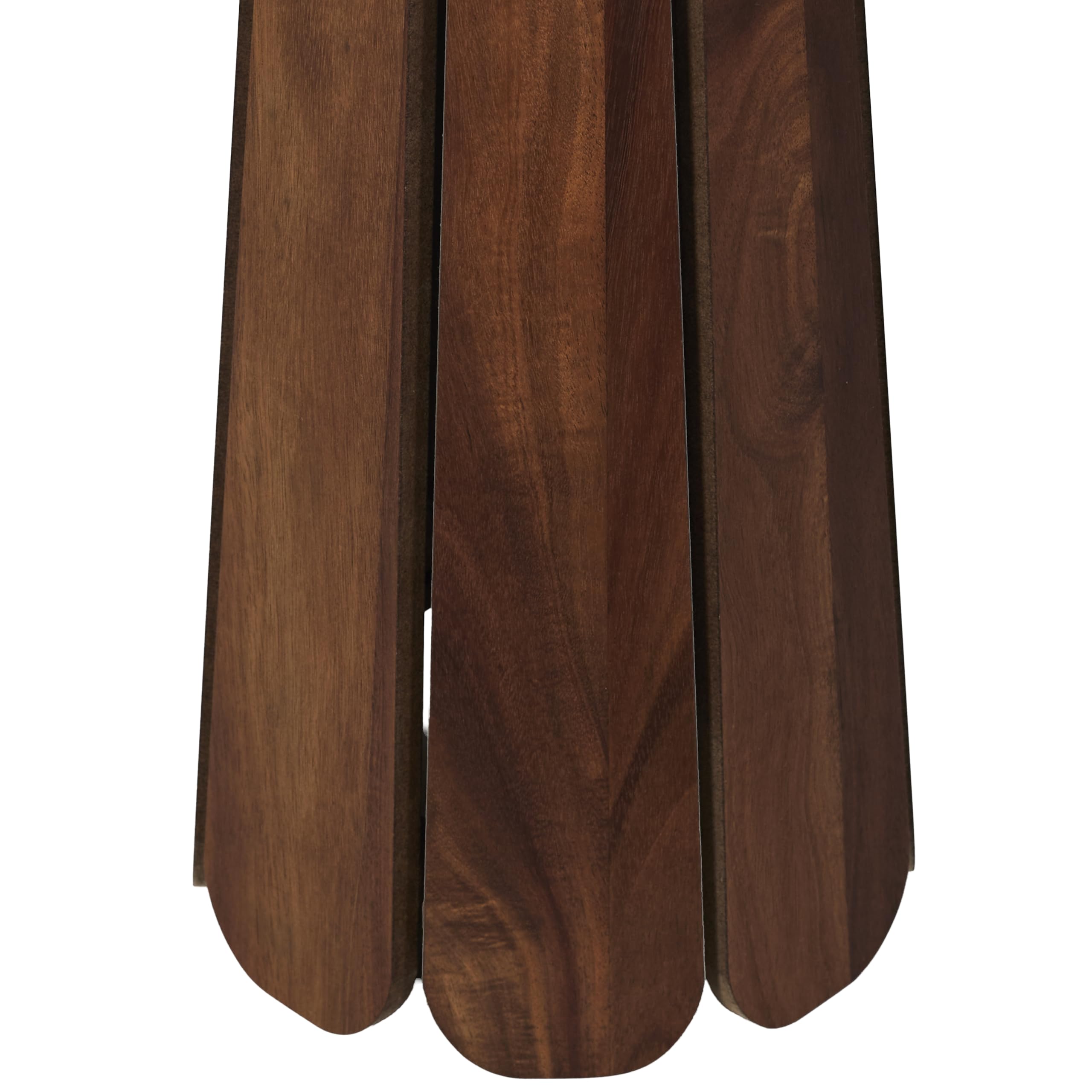 HOME DECO FACTORY, HD0350, Table d'Appoint D30 cm, Modèle Will, Collection Softness, Mobilier, Table Et Bureau, Console et Sellette, 30x55x30 cm, Marron | Bois d'ingénierie, table d'appoint Will, collection Softness, diamètre 30 cm, salon, marron