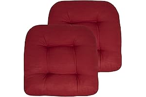 Sweet Home Collection: Plush Red Chair Cushions For Top-Notch Comfort
