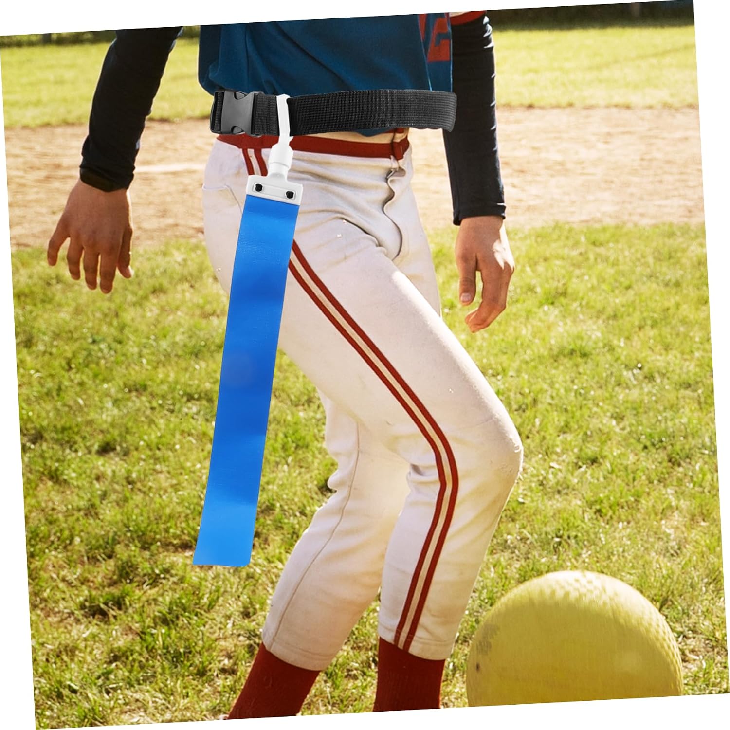 Milisten Football Rugby Belt Flag Sports Football Prop Pvc Ribbon