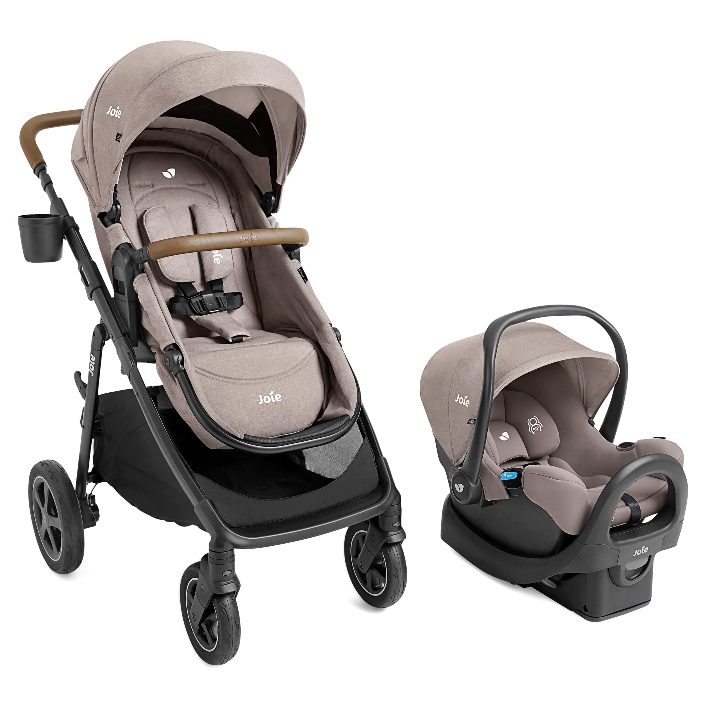 Amazon.com : Joie Ginger DLX Pramette Stroller & Rue Infant Car