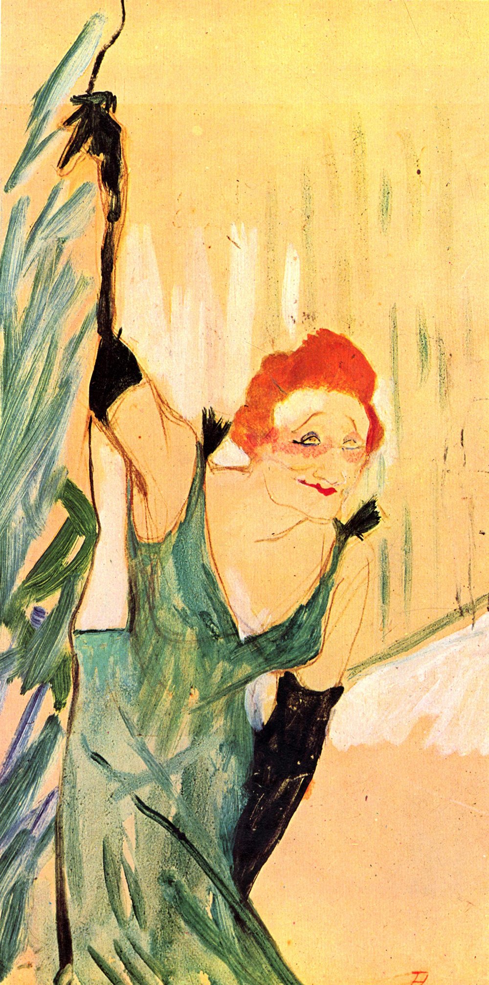 Affiche Henri de Toulouse-Lautrec La Femme Verte grand format impression mate pour salon
