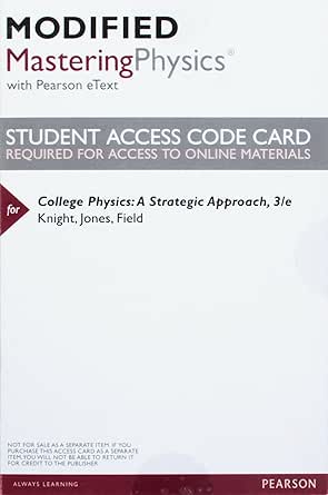 Modified Mastering Physics with Pearson eText - ValuePack Access Card ...