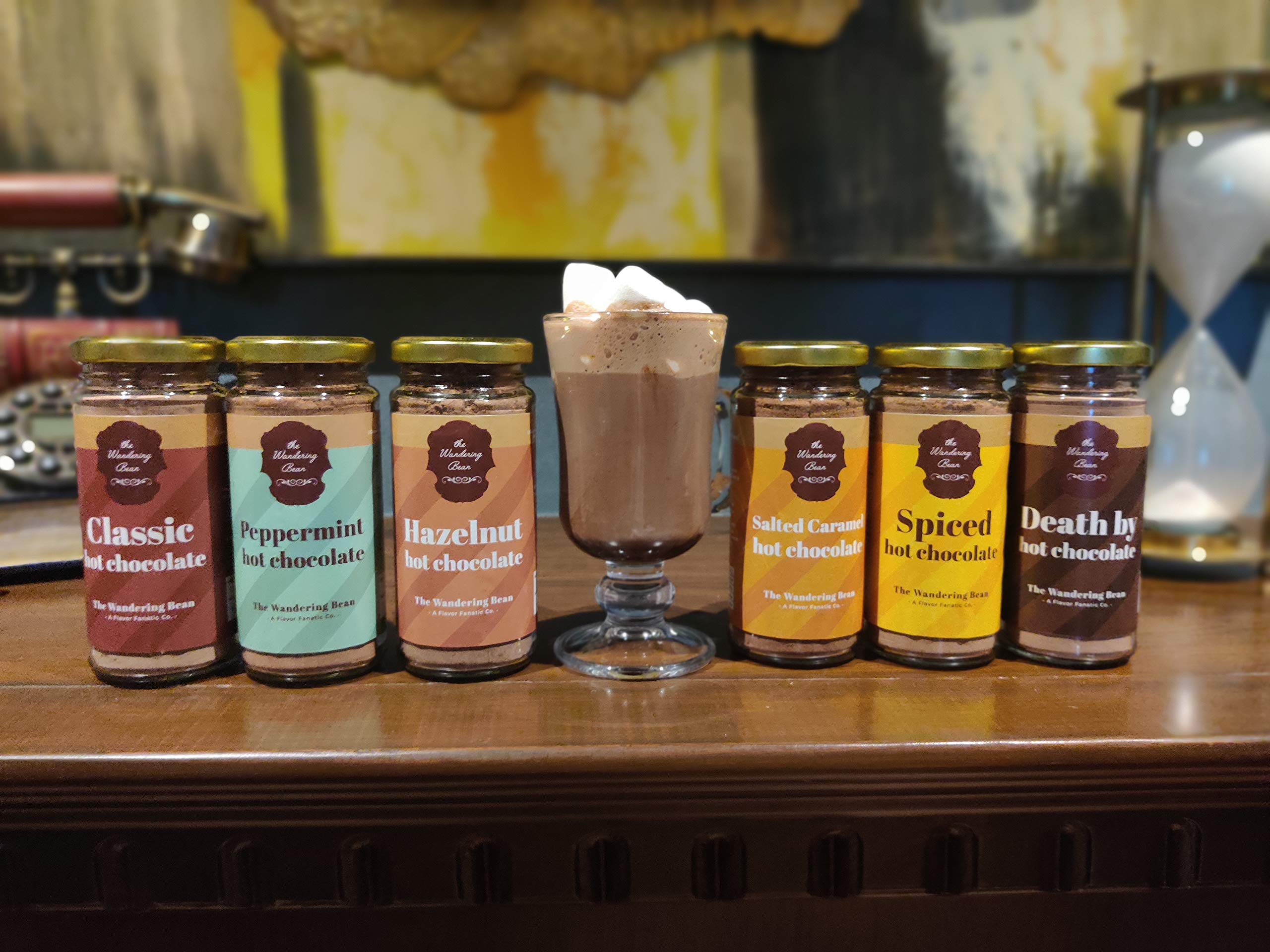 The Wandering Bean Rich chocolate and Cocoa Powder Classic Flavoured | 100% Natural, Vegan and Gluten-Free | Enjoy Hot or Cold (150 Grams) Gift Festive, Best Gift Hamper - Image 5 thumbnail