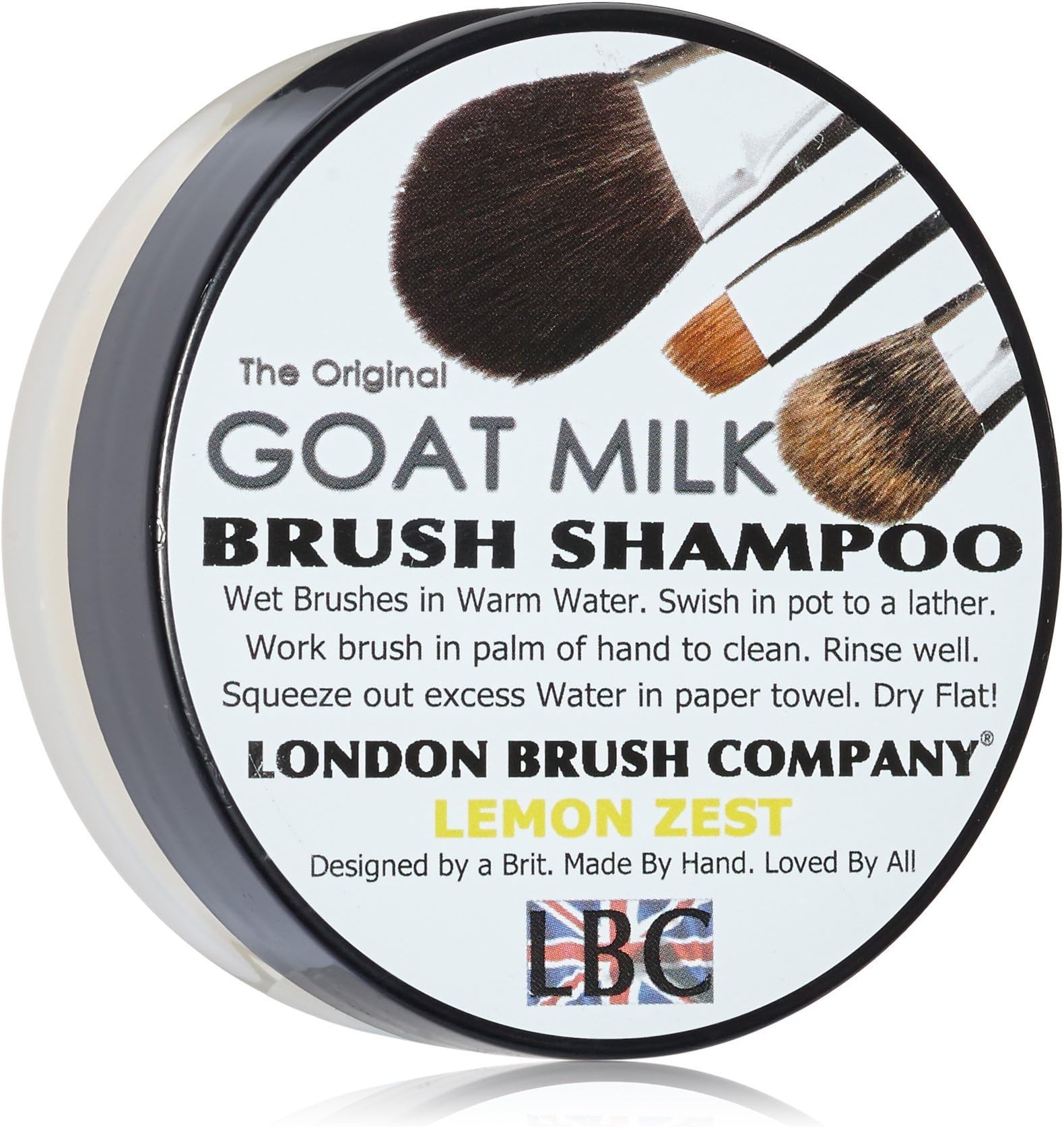 LONDON BRUSH COMPANY Pure Goat Milk Solid Brush Shampoo