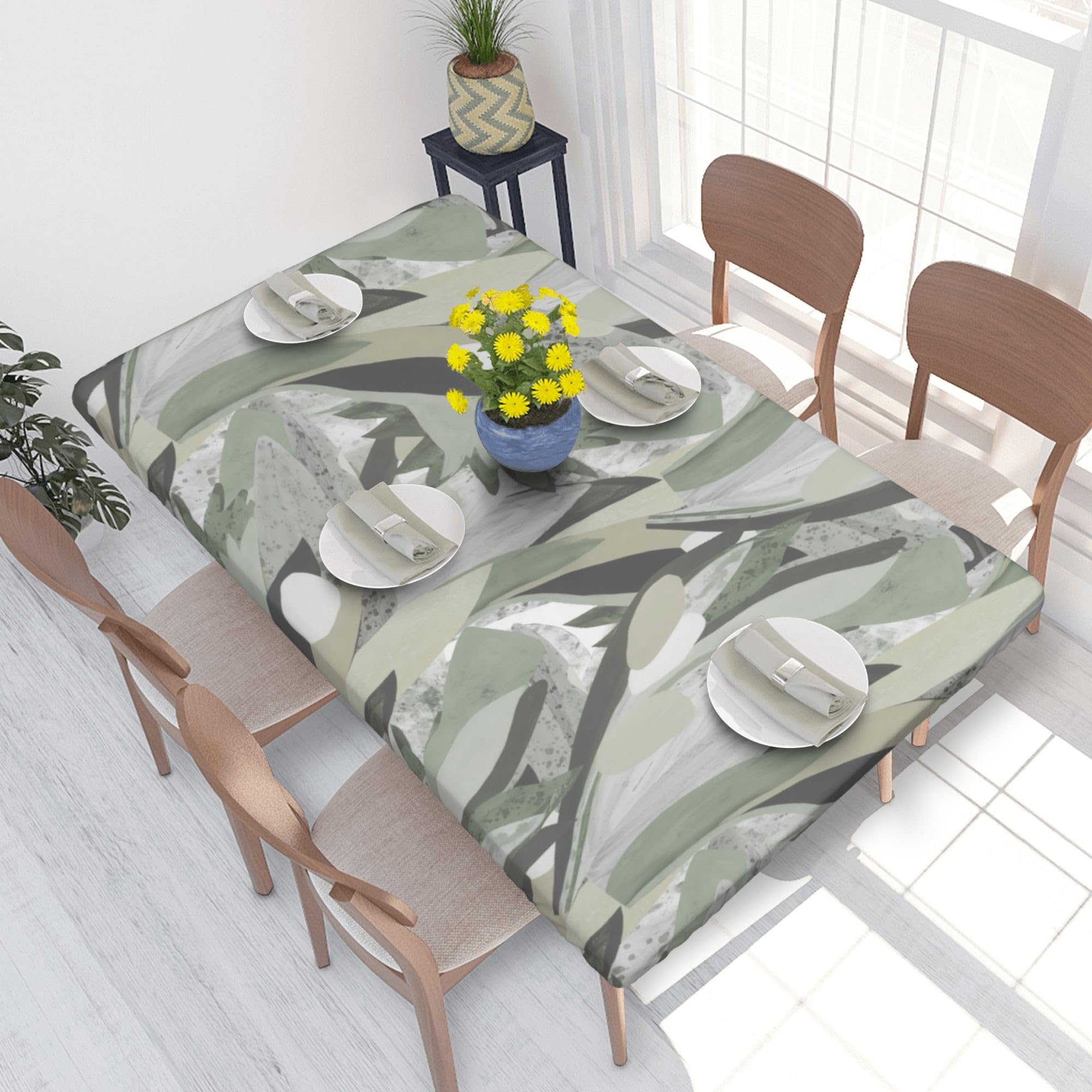Nappe imperméable et anti-huile blanche 76x122 cm avec bord élastique