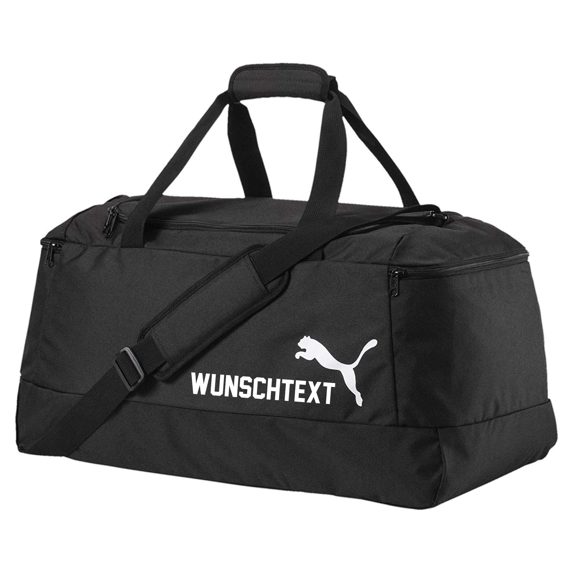 PUMAPro Training II M Bag Sports Bag, Black, 61 x 31 x 29 cm (with Print)