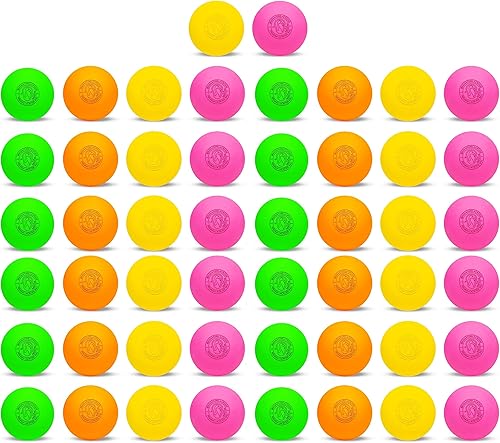 Miniatura 27 de Caja de 120 bolas de lacrosse CLA de alta calidad, color blanco, bolas de lacrosse sin olor químico, herramientas de liberación miofascial, rodillo