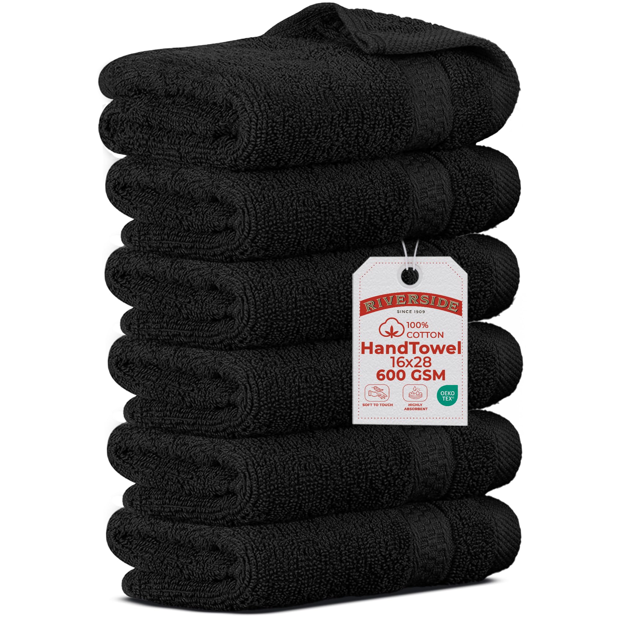 RIVERSIDE Luxury Bath Towels - 4 Pack, Purple -25 RIVERSIDE Luxury Bath Towels - 4 Pack, Purple -25