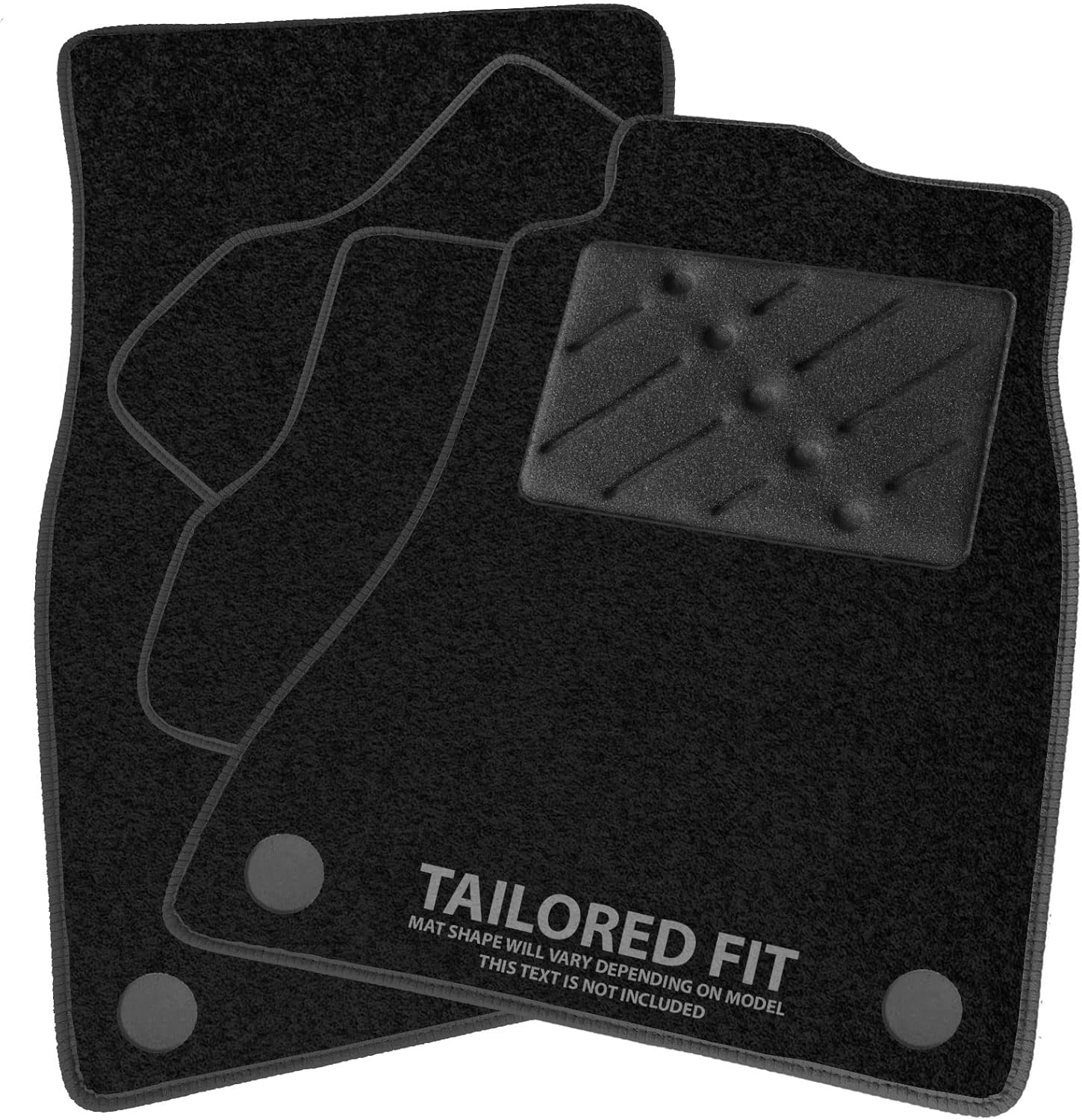 Car Mats FOR Peugeot 208/2008 / 2008 Crossover 20122019 Black Carpet