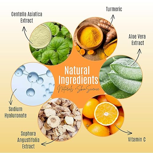 Miniatura 6 de Suero facial de cúrcuma  vitamina C tratamiento orgánico para el acné tono de piel claro hidrata la piel opaca y seca suero facial