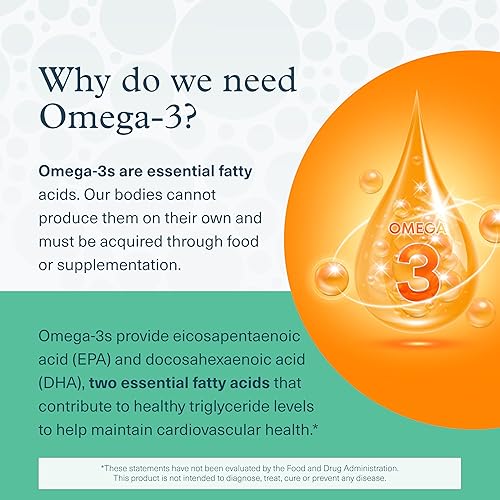 Miniatura 4 de Youtheory Omega Ocean-Friendly - Cápsulas blandas de algas veganas Omega 3 - con EPA y DHA - Salud del corazón, ojos y cerebro - Contenedor