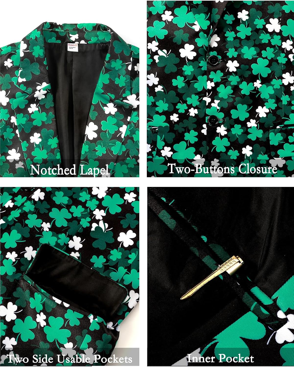 Mens Novelty Suit Blazer Casual Jacket Costume - Image 6