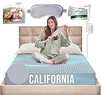 Vista 8 de Earth Grounding Sábanas tamaño King con 12% fibra plateada, 4% seda y 84% algodón, color blanco, sábana bajera conductora para un mejor sueño