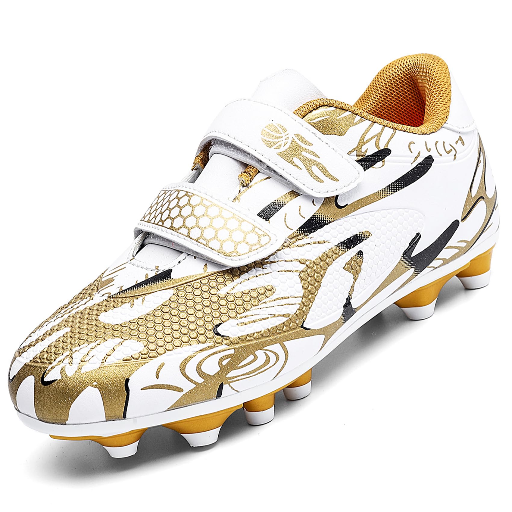 Unitysow Scarpe da Calcio Ragazzi Professionale All'aperto Sportivo Scarpe da Allenamento Bambini Teenager Scarpe Calcetto Spike Tacchetti