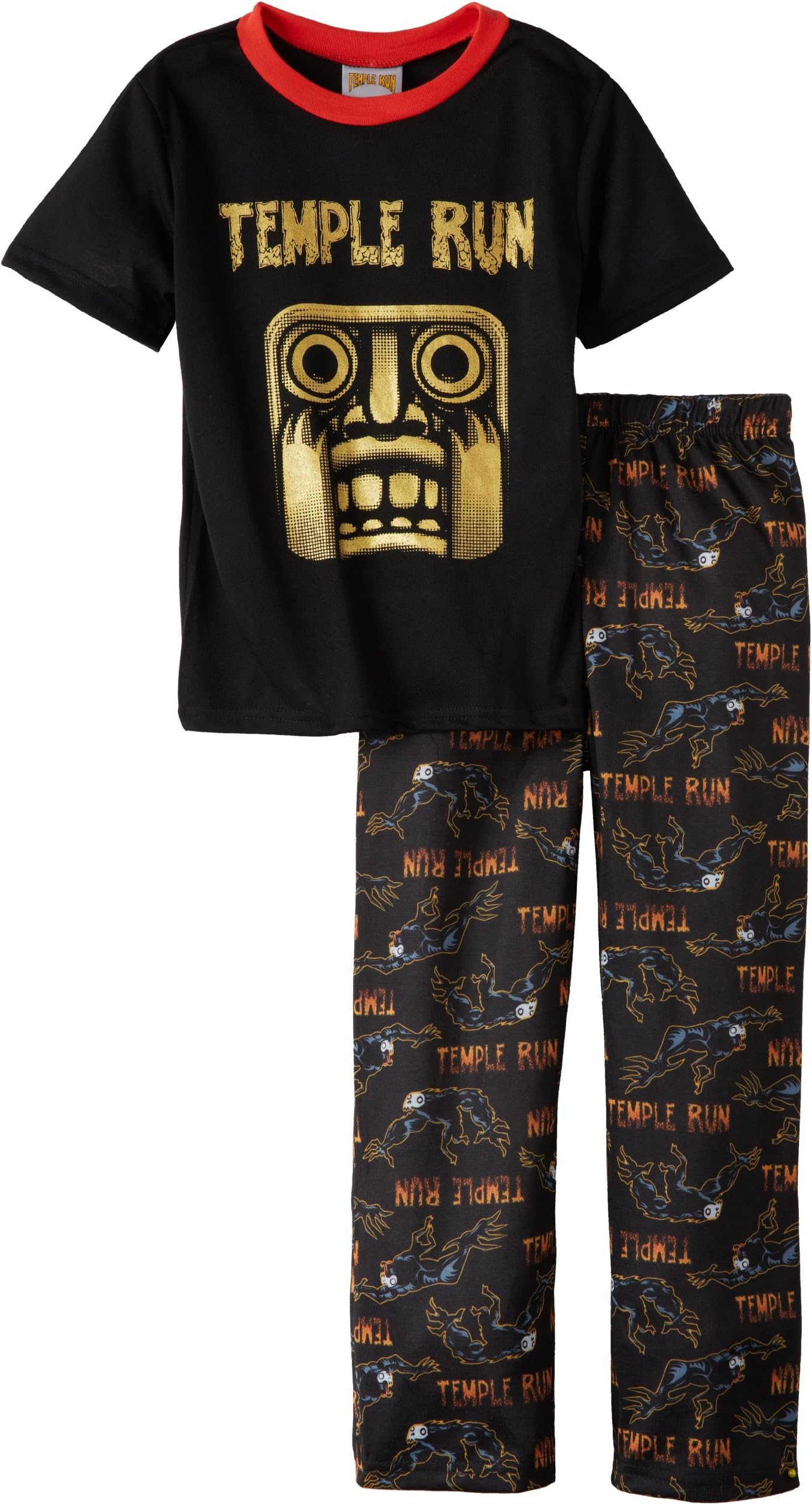KomarLittle Boys' Scary Temple Run Pajama Set