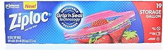 SC JOHNSON, Bag Storage Ziploc 1 Gallon, EA