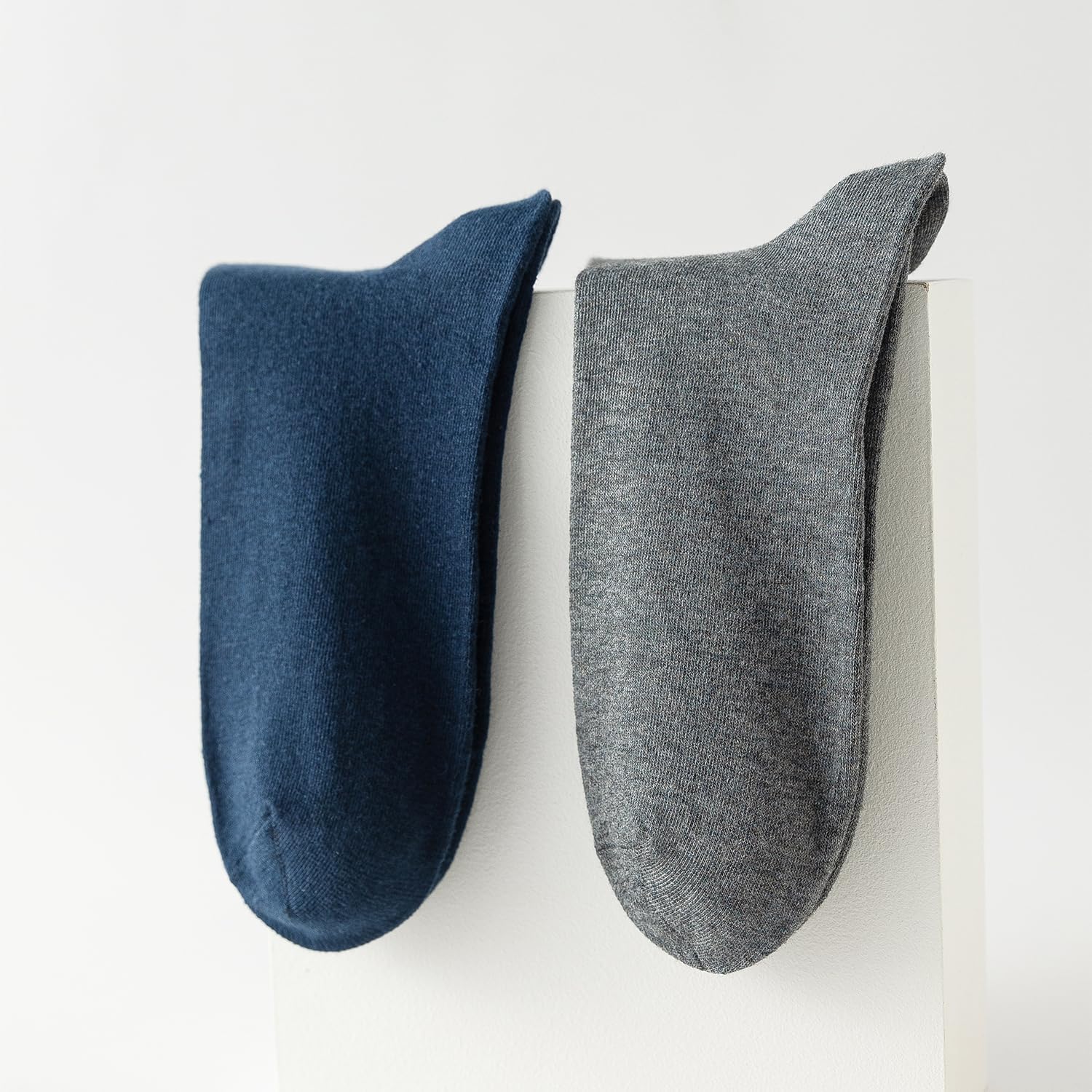 10 Pairs Men Socks Cotton Black White Business Socks Soft Breathable Autumn Spring for Male Size 6-9.5 - Image 8