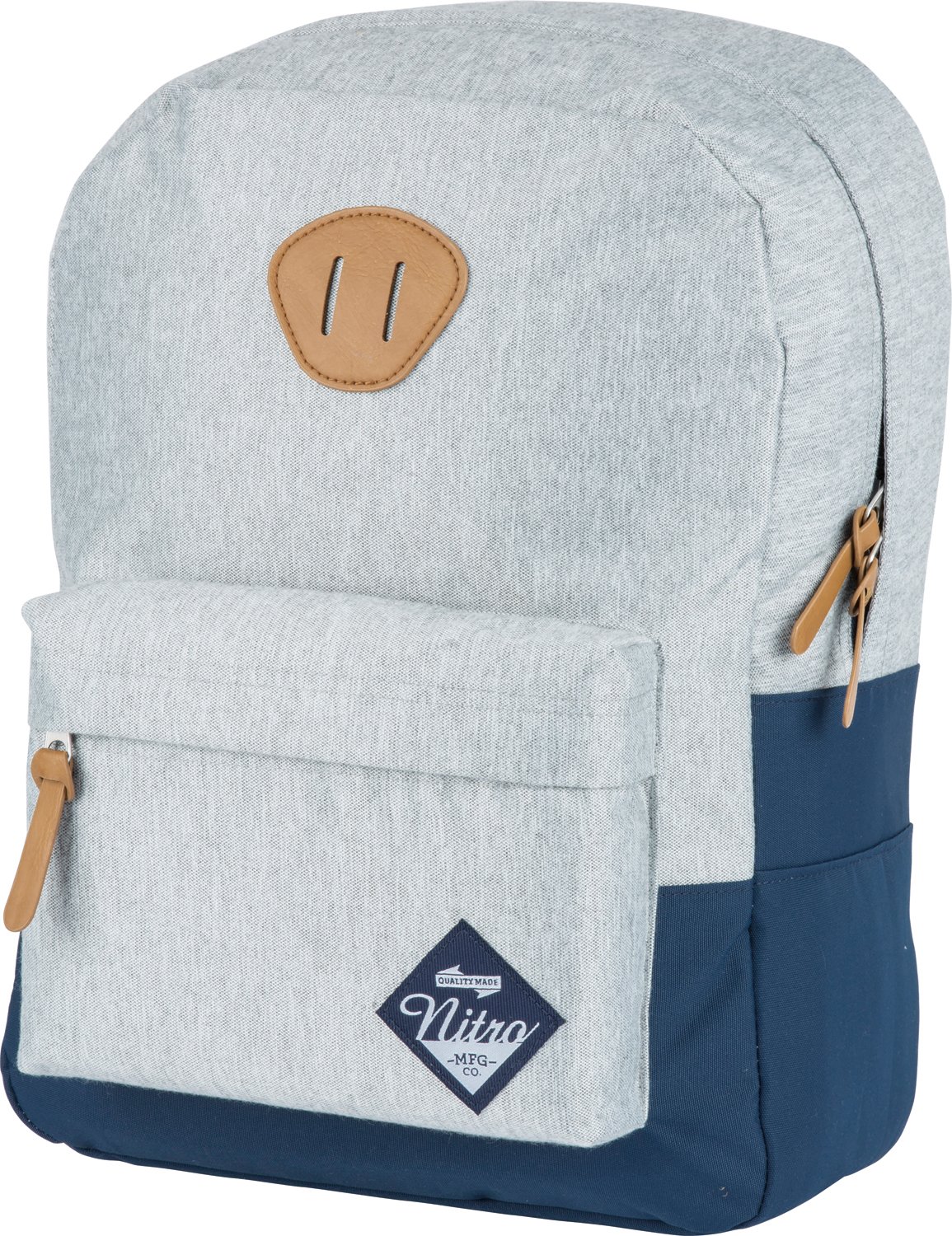 Urban Classic Old School Daypack mit gepolstertem Laptopfach, urbaner Streetpack im Retro-Look, Alltagsrucksack, Schulrucksack, Schoolbag, Morning Mist , 20 L, 420 gr