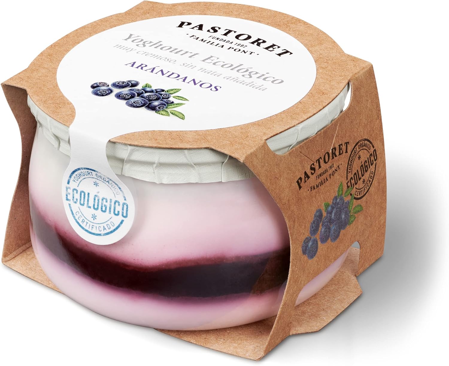 Pastoret Yogur Ecológico con Arándanos, 135g - Imagen 3
