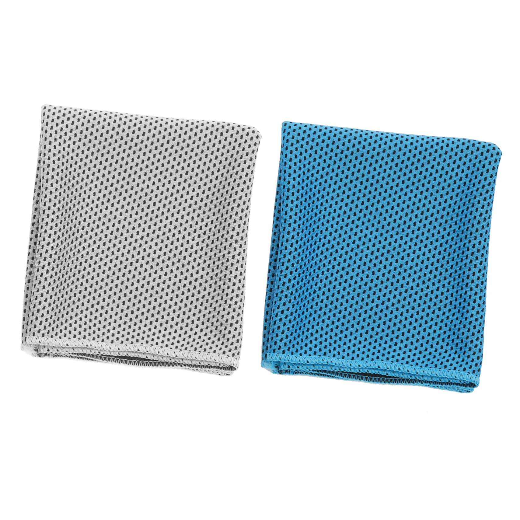 BESTonZON 2Pcs Cooling Towels for Neck Fast Dry Breathable Sports Towels Lightweight for Outdoor Activities Gym Running Beach Camping