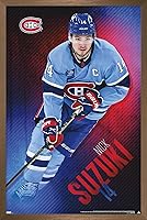 Vista 18 de Trends International NHL Montreal Canadiens - Póster de pared de Nick Suzuki 23, 22.37 x 34.00 pulgadas, paquete de póster y montaje