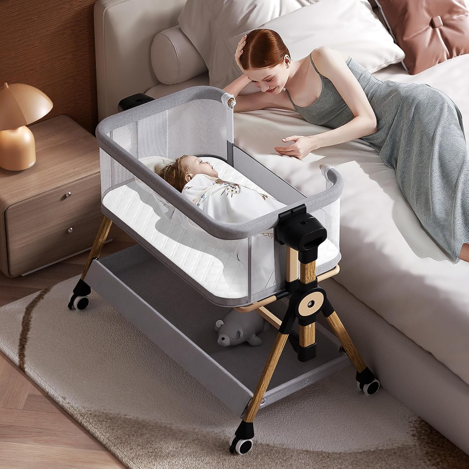kingobabys 3 in 1 Baby Bassinet