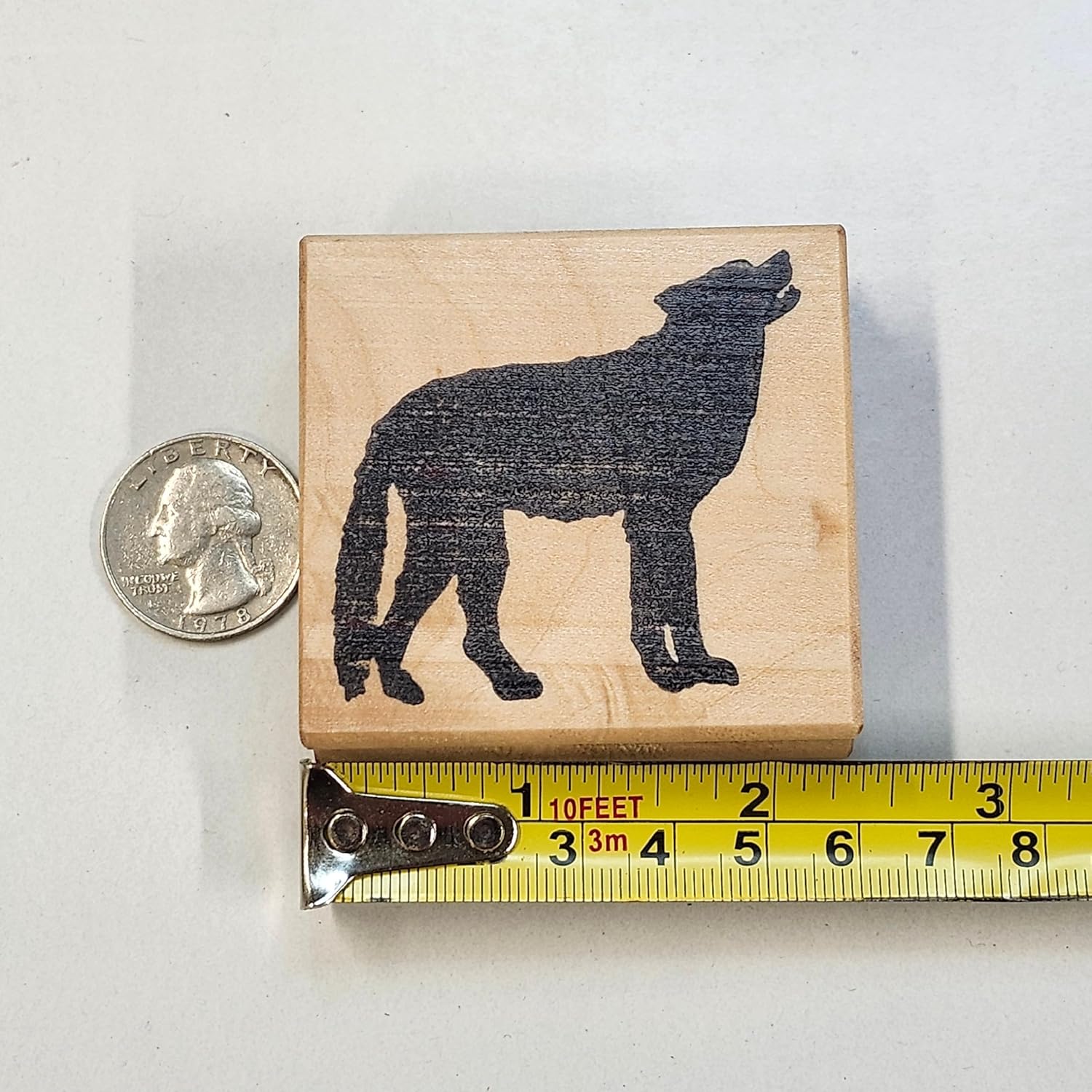 Wildlife Silhouette Rubber Stamps